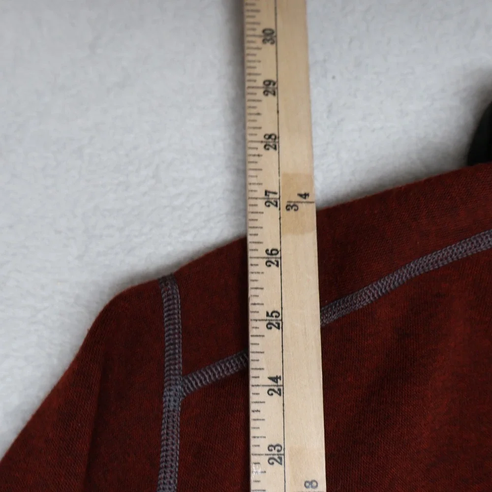 Kuhl Revel Sweater Mens Large‎ Red 1/4 Zip Pullover Fleece Knit Outdoor Hiking